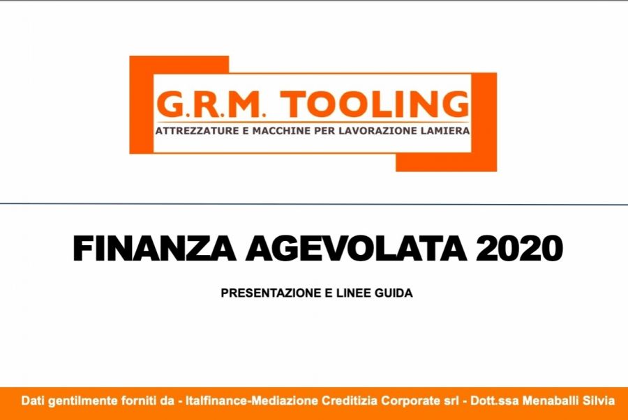 Finanza agevolata 2020